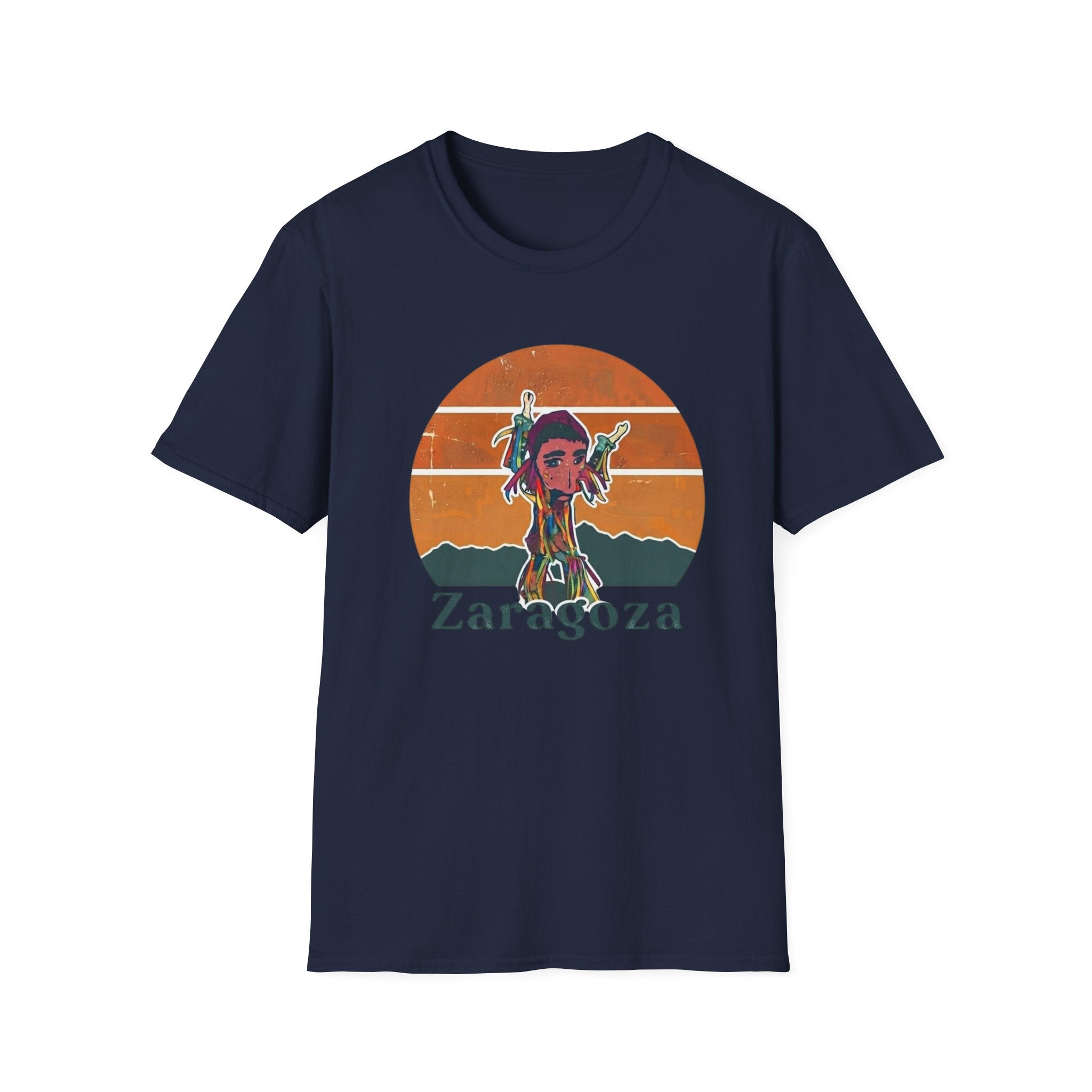 Zaragoza Retro Sunset T-Shirt