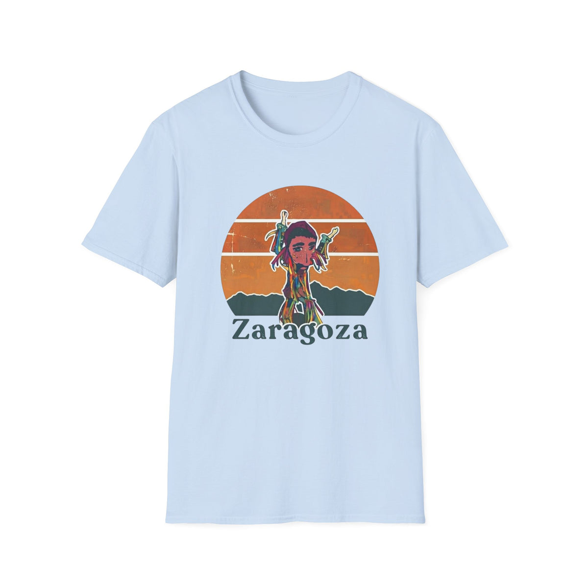 Zaragoza Retro Sunset T-Shirt