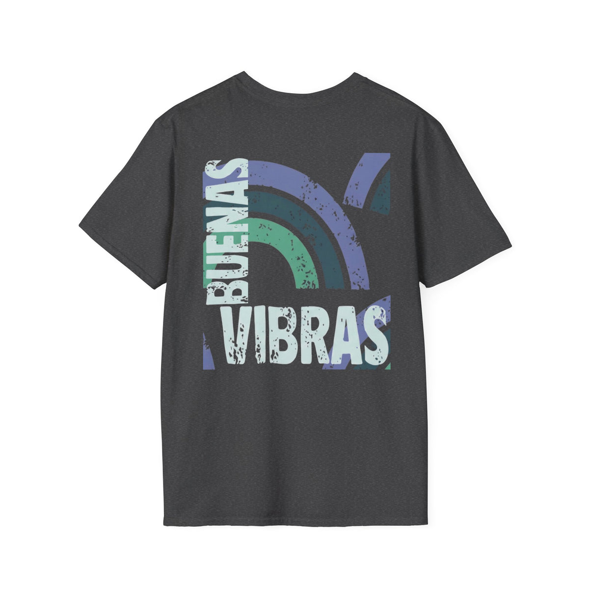 T-Shirt — Minimal Pastel Rainbow Chest Print