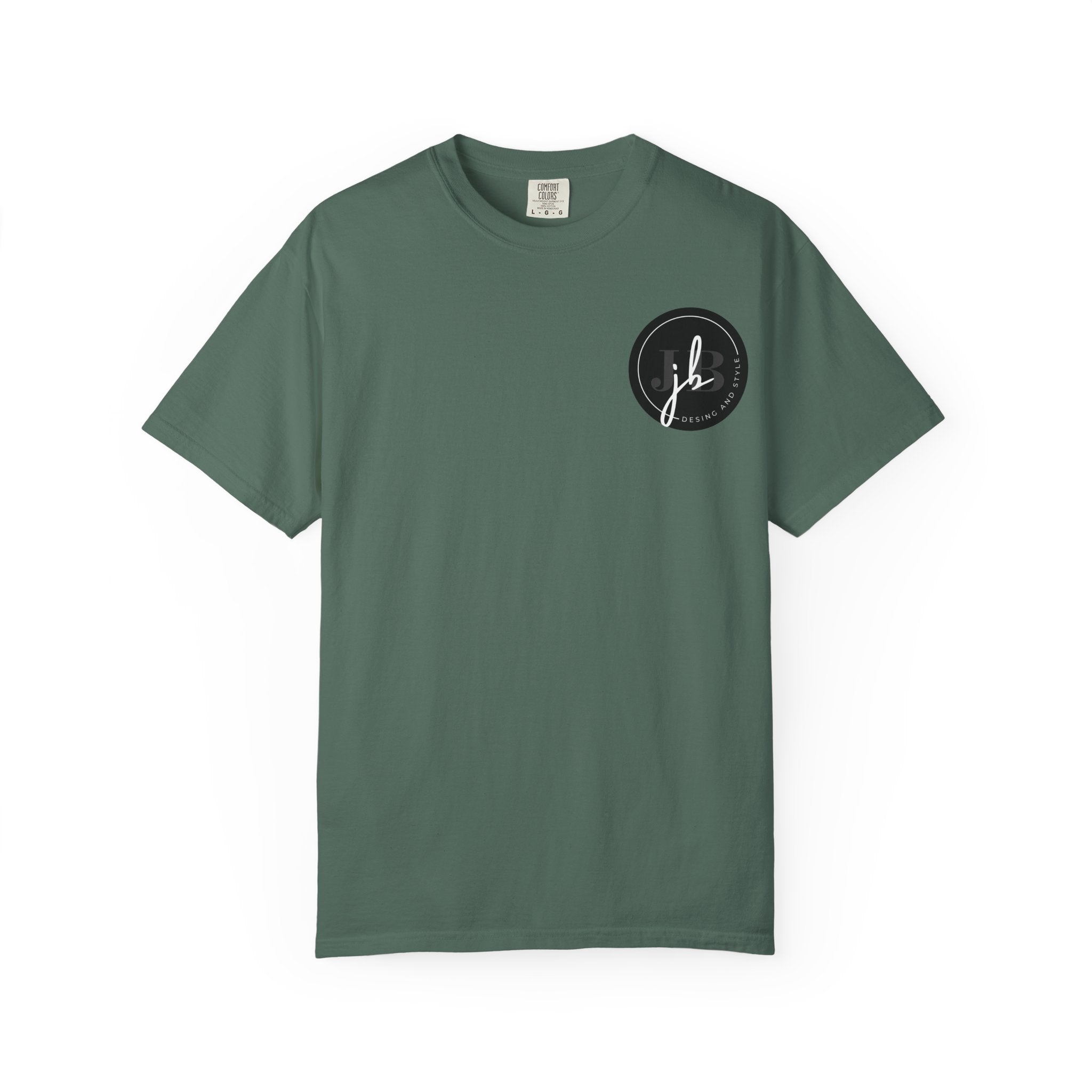 Logo Circle T‑Shirt — Minimal Black JB Design Tee