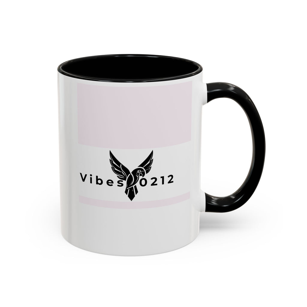 Vibes 0212 Accent Coffee Mug — Retro Sunset Design (11/15oz)