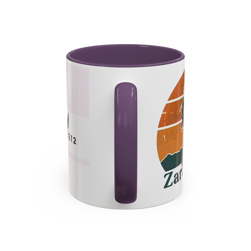 Vibes 0212 Accent Coffee Mug — Retro Sunset Design (11/15oz)
