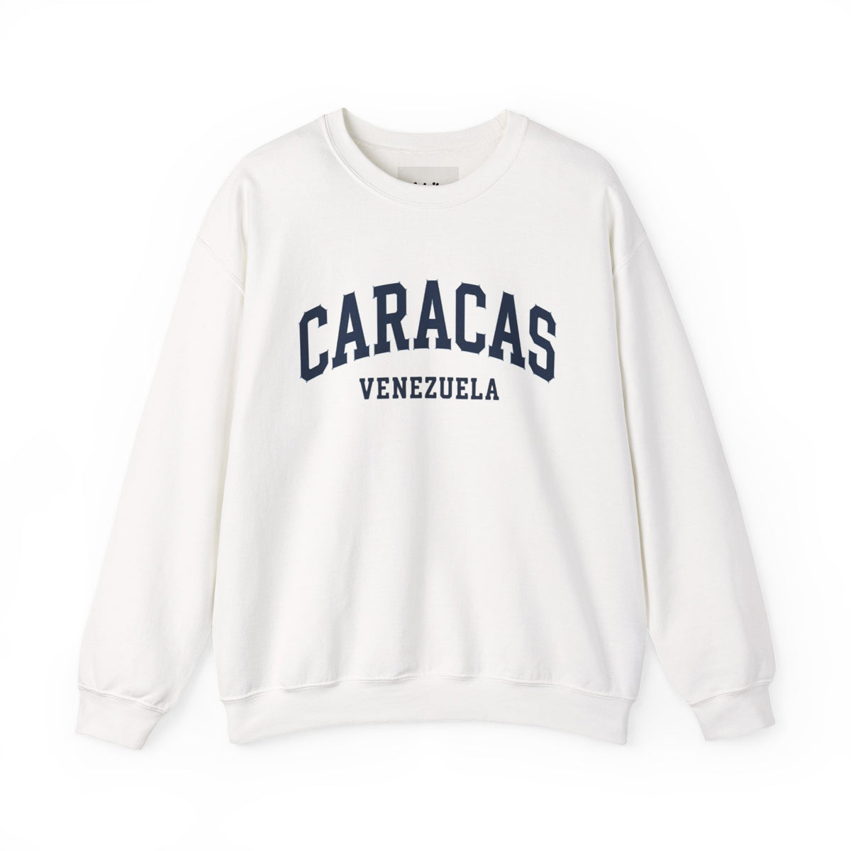 Caracas Venezuela Sweatshirt | City Name Crewneck, White College Style