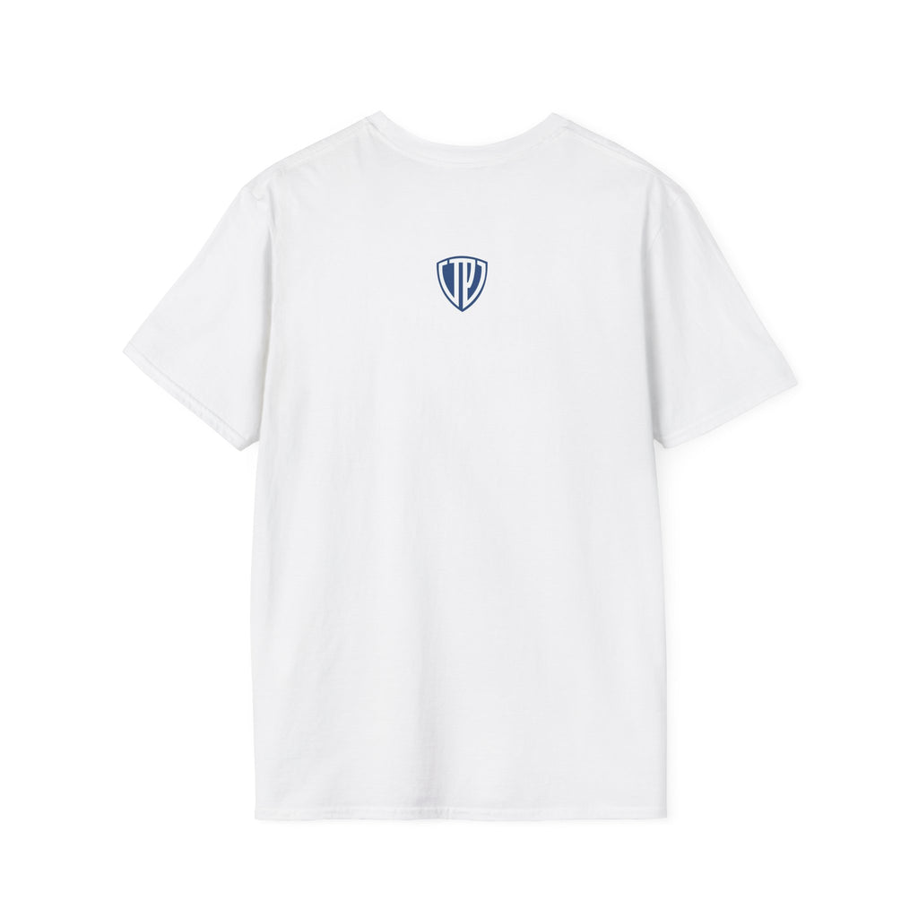 Shield Crest Pocket Tee — Retro Badge Logo T‑Shirt